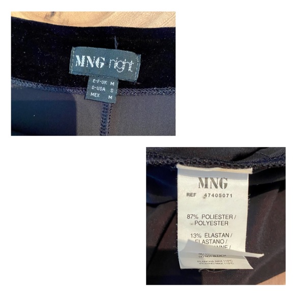 🎉HP🎉 MNG NIGHT BY MANGO BLACK VELVET DRESS - Picture 13 of 16